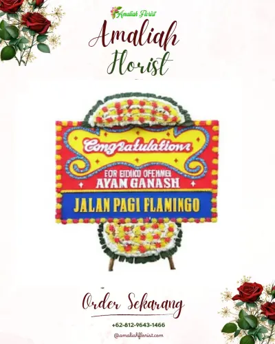 Bunga Papan Congratulation di Ngawonggo